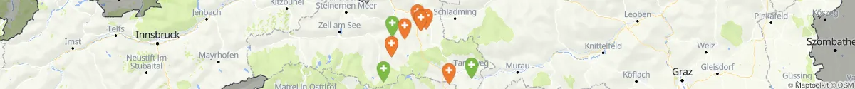 Map view for Pharmacies emergency services nearby Unternberg (Tamsweg, Salzburg)